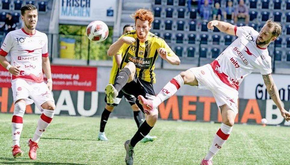 ,

SWZ, FC Schaffhausen vs. FC Winterthur, Fussball, Dieci Challenge League Saison 2021/2022, 08.08.2021,

Foto: Sport-Presse/Roger Albrecht