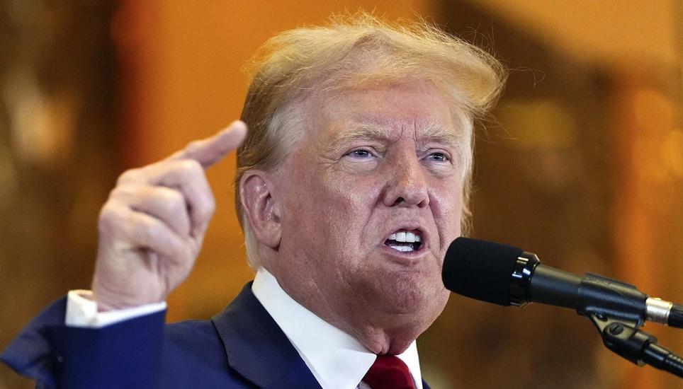 FILE - Former President Donald Trump speaks during a news conference at Trump Tower, May 31, 2024, in New York. Trump's lawyers have sent a letter to the Manhattan judge in his hush money criminal case seeking permission to file a motion to set aside the 