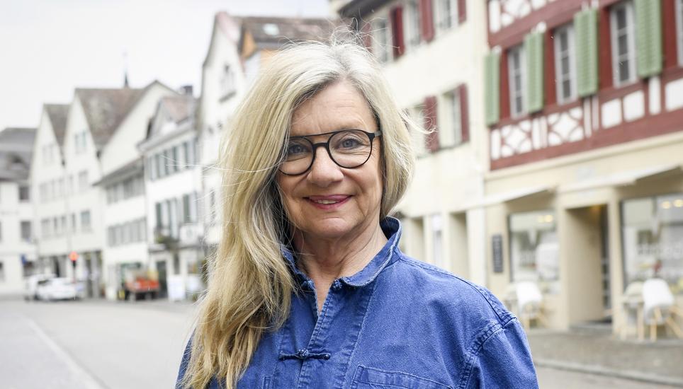 Zu Besuch bei Bea Petri in ihrem Laden Wohnfuehlen in Steckborn, am Montag, 15. Maerz, 2021. (Melanie Duchene / Schaffhauser Nachrichten)