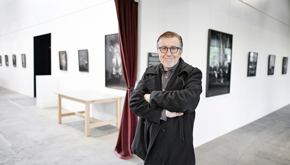  Der Osterfinger Fotograf und Kï¿ï¾¼nstler Markus Graf stellt seine Bilder im Rhyality in Neuhausen aus, am Dienstag, 24. September 2024. (Melanie Duchene / Schaffhauser Nachricht