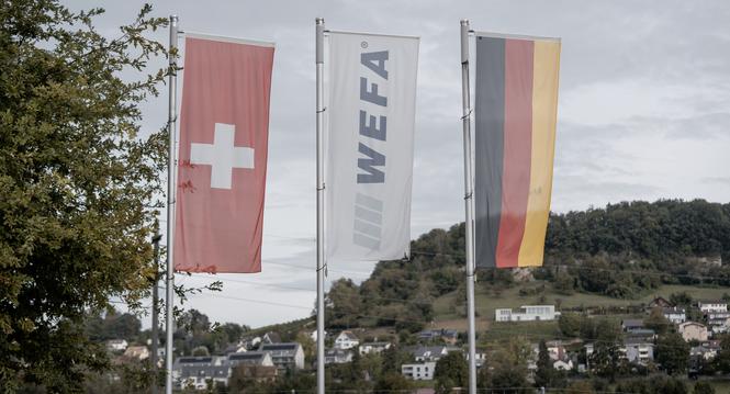 Gesprï¿ï¾¤ch mit Joachim Maier, Chef von WEFA, deutsche Firma, die ihr Werk in Thayngen erweitert haben fotografiert am 25.09.2024, in Thayngen. (Laurin Werner / Schaffhauser Nachricht