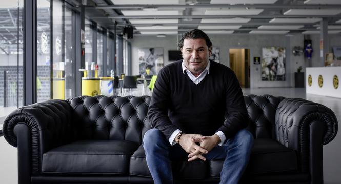 Portrait von Roland Klein, Club Boss beim FC Schaffhausen, im Lipo Park, am Donnerstag, 21. Januar 2021. (Melanie Duchene / Schaffhauser Nachrichten)