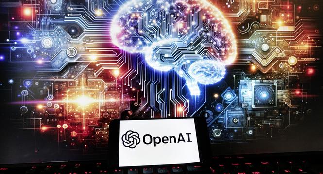 FILE - The OpenAI logo is seen displayed on a cell phone with an image on a computer monitor generated by ChatGPT's Dall-E text-to-image model, Friday, Dec. 8, 2023, in Boston. OpenAI says it's setting up a new safety and security committee and has begun 