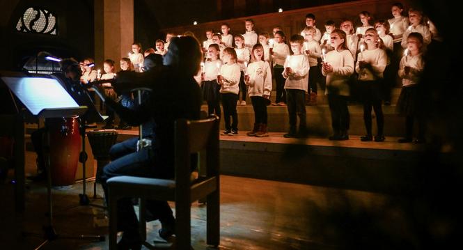 Adventskonzert der Singschule MKS in der Kirche St. Johann,  am Mittwoch, 18. Dezember 2024. (Melanie Duchene / Schaffhauser Nachrichten)